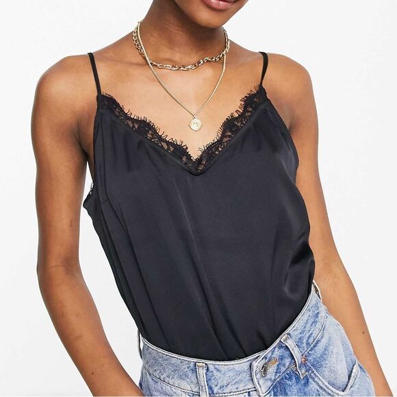 Abercrombie & Fitch Tops - Abercrombie & Fitch Black Lace Bodysuit XS